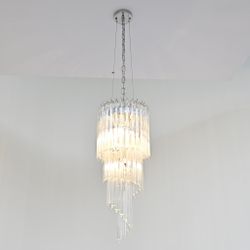 Подвесная Люстра Odeon Chandelier Helix Clear 29 By Imperiumloft