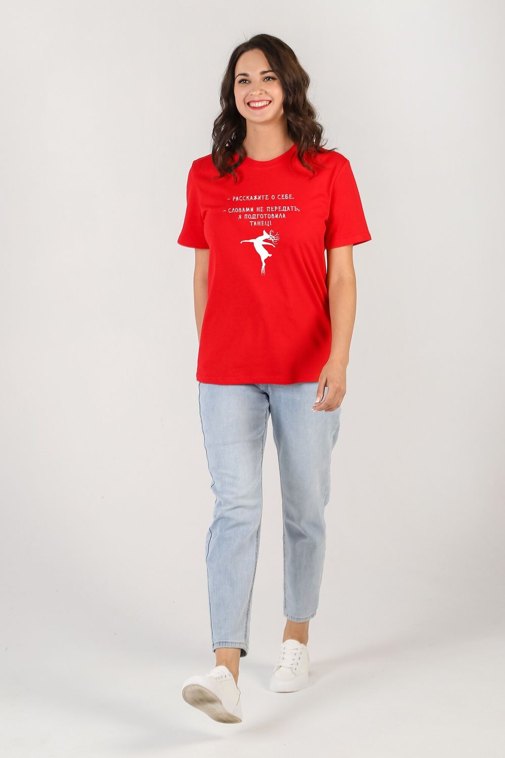 Фуфайка (футболка) женская Презент-3 Виотекс КРАСНЫЙ