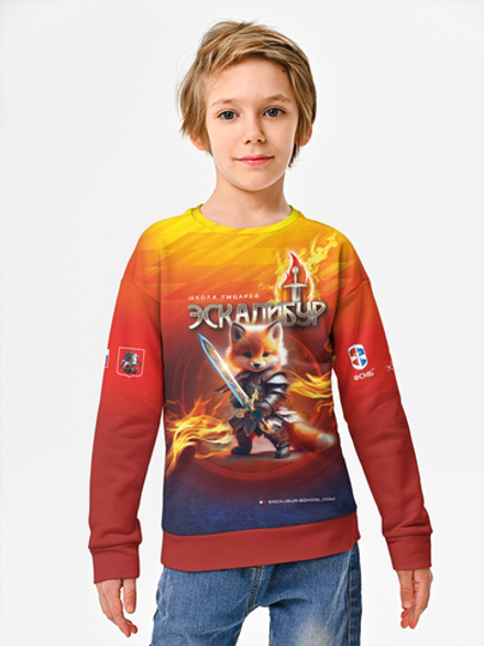 Свитшот из футера 3ех нитка детский Fox