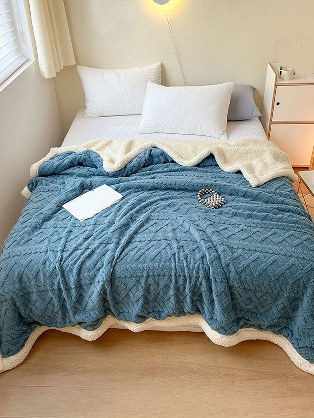 Плед ОВЕЧКА ВЯЗКА  1,5сп