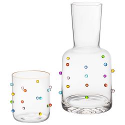 ГРАФИН С КРЫШКОЙ-СТАКАНОМ "COLORS" 750/290 МЛ