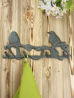 Iron Garden Вешалка настенная "Птички", 4 крючка