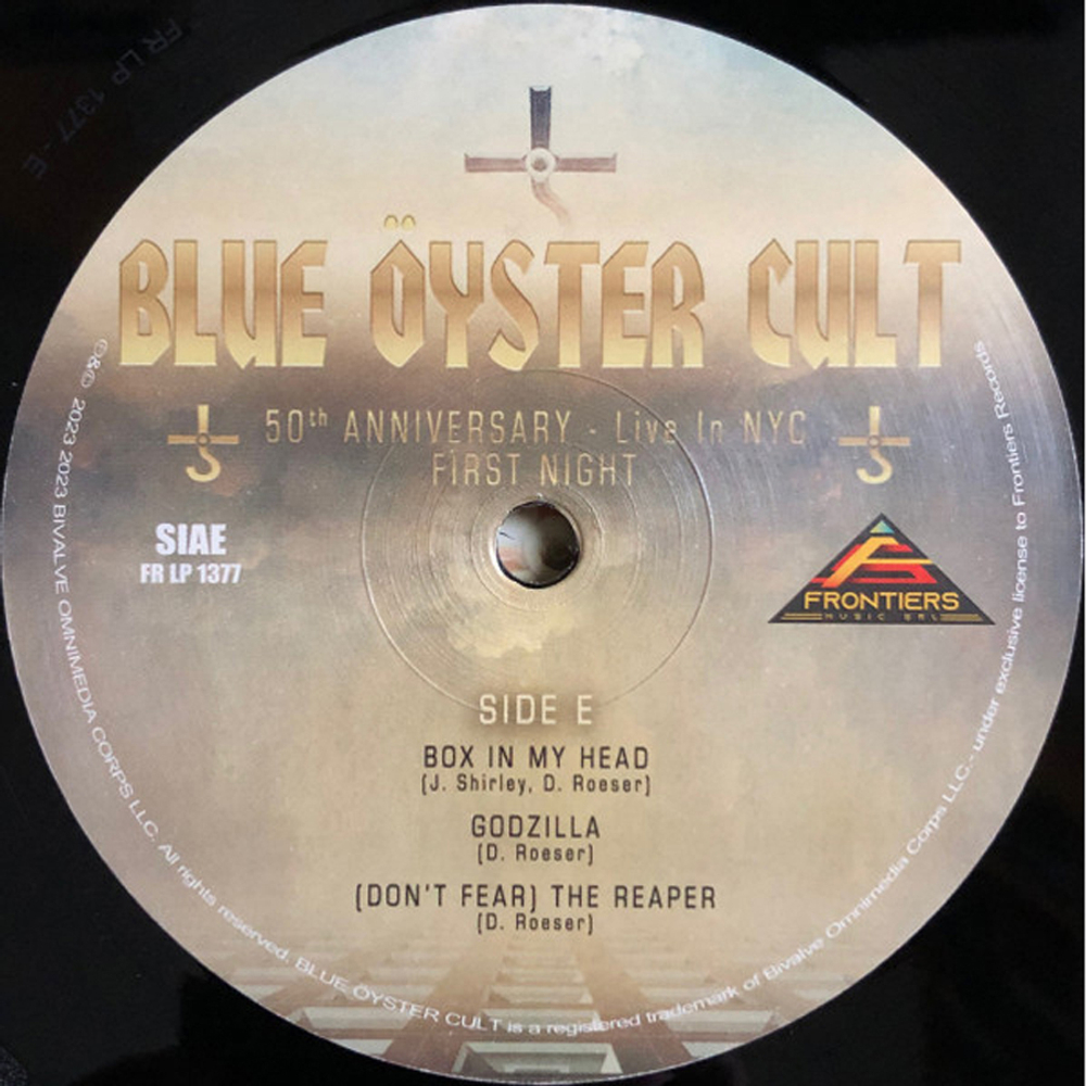 Blue Oyster Cult / 50th Anniversary — Live In NYC — First Night (3LP)