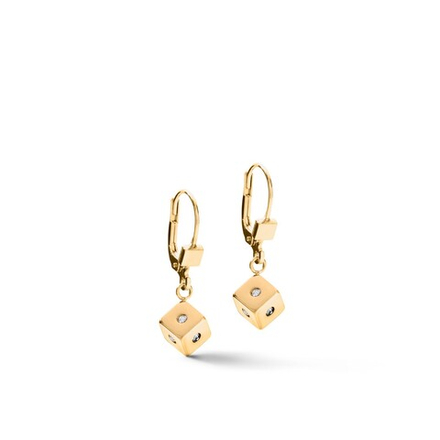 Серьги Coeur de Lion Light Blue-Gold 5080/20-0745 цвет золотой