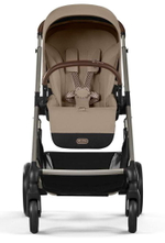 Коляска Cybex Balios S Lux TPE complete Cloud T Sepia Black Plus Base T 4 в 1 Almond Beige с дождевиками