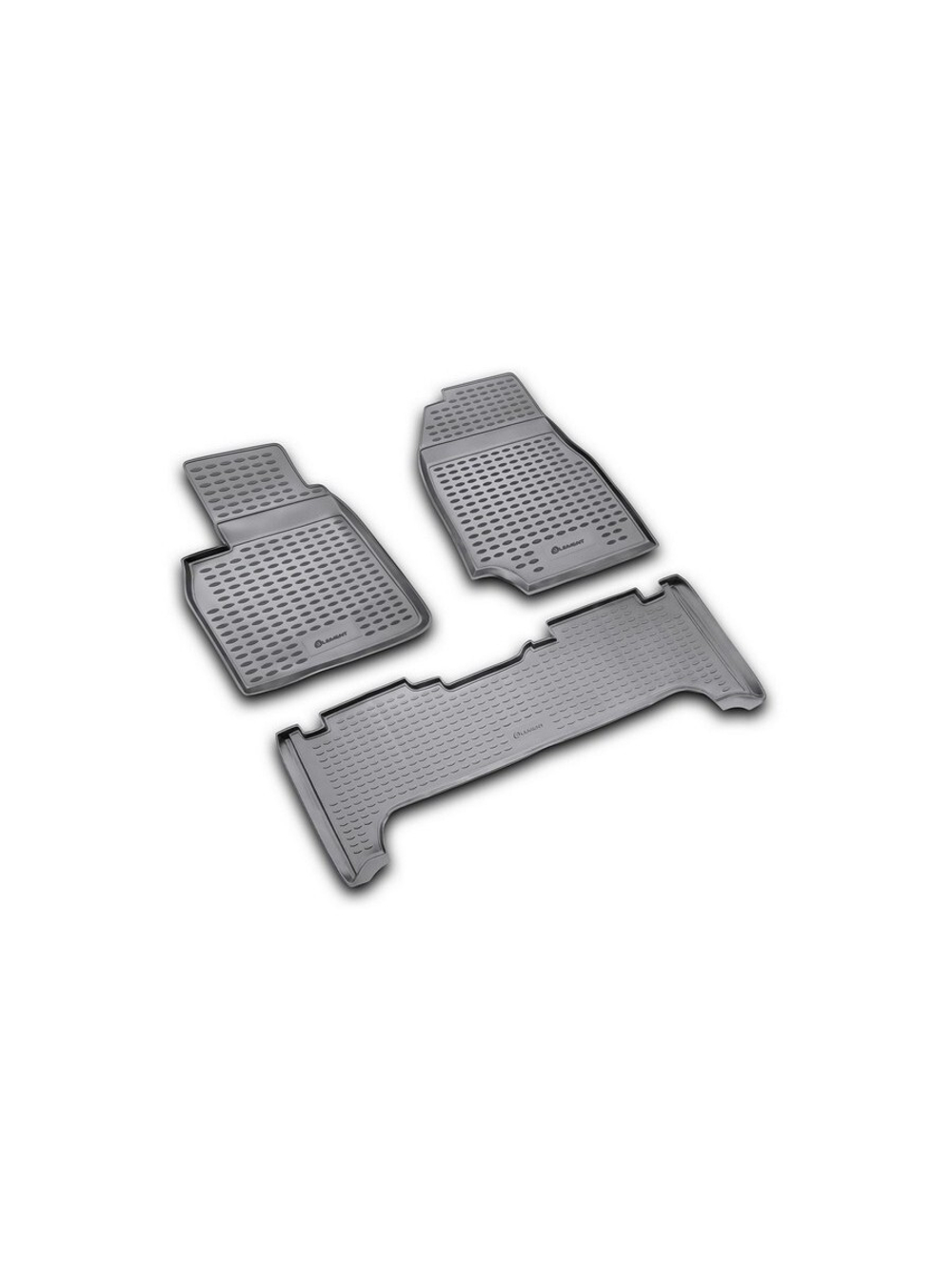 Коврики в салон для TOYOTA Land Cruiser 100 1998-2007, 3 шт. (полиуретан) NLC.48.06.210K