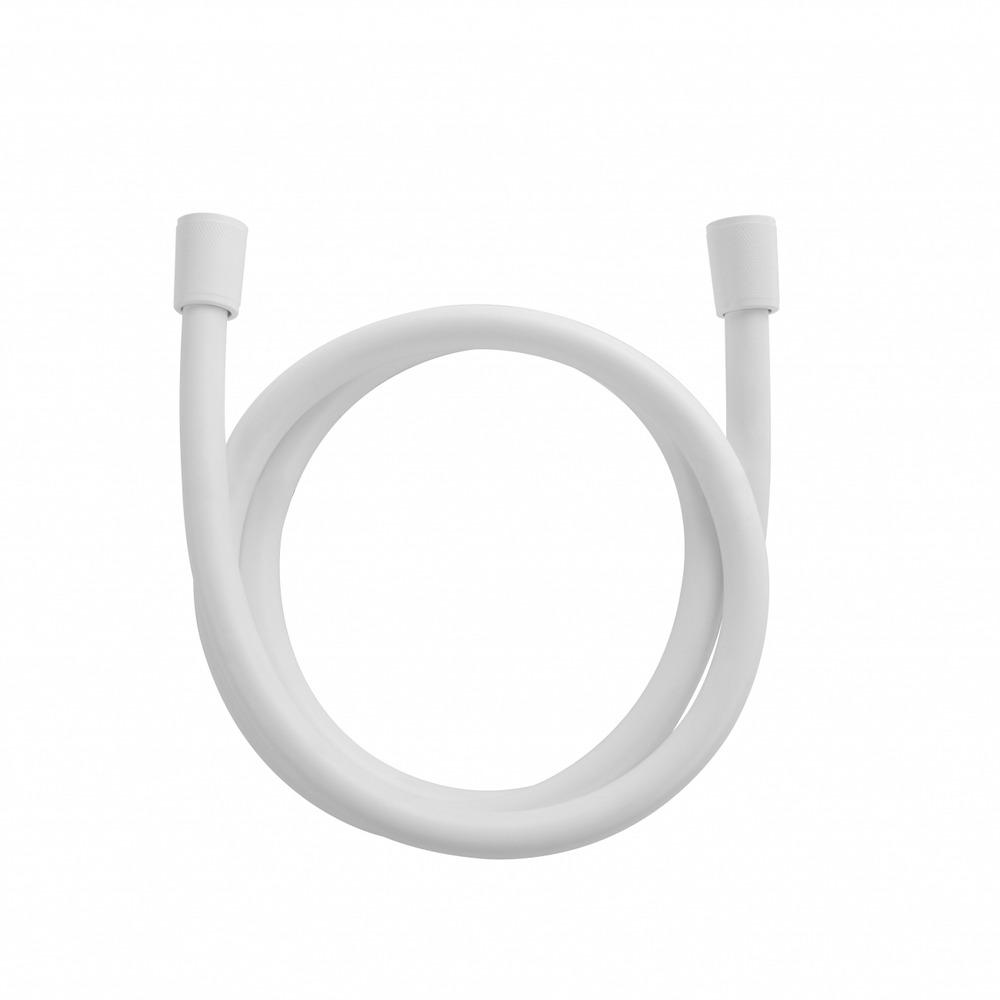 Шланг для душа в силиконовой оплётке 1800 мм WONZON & WOGHAND, Белый матовый (WW-RG01-1800-MW)