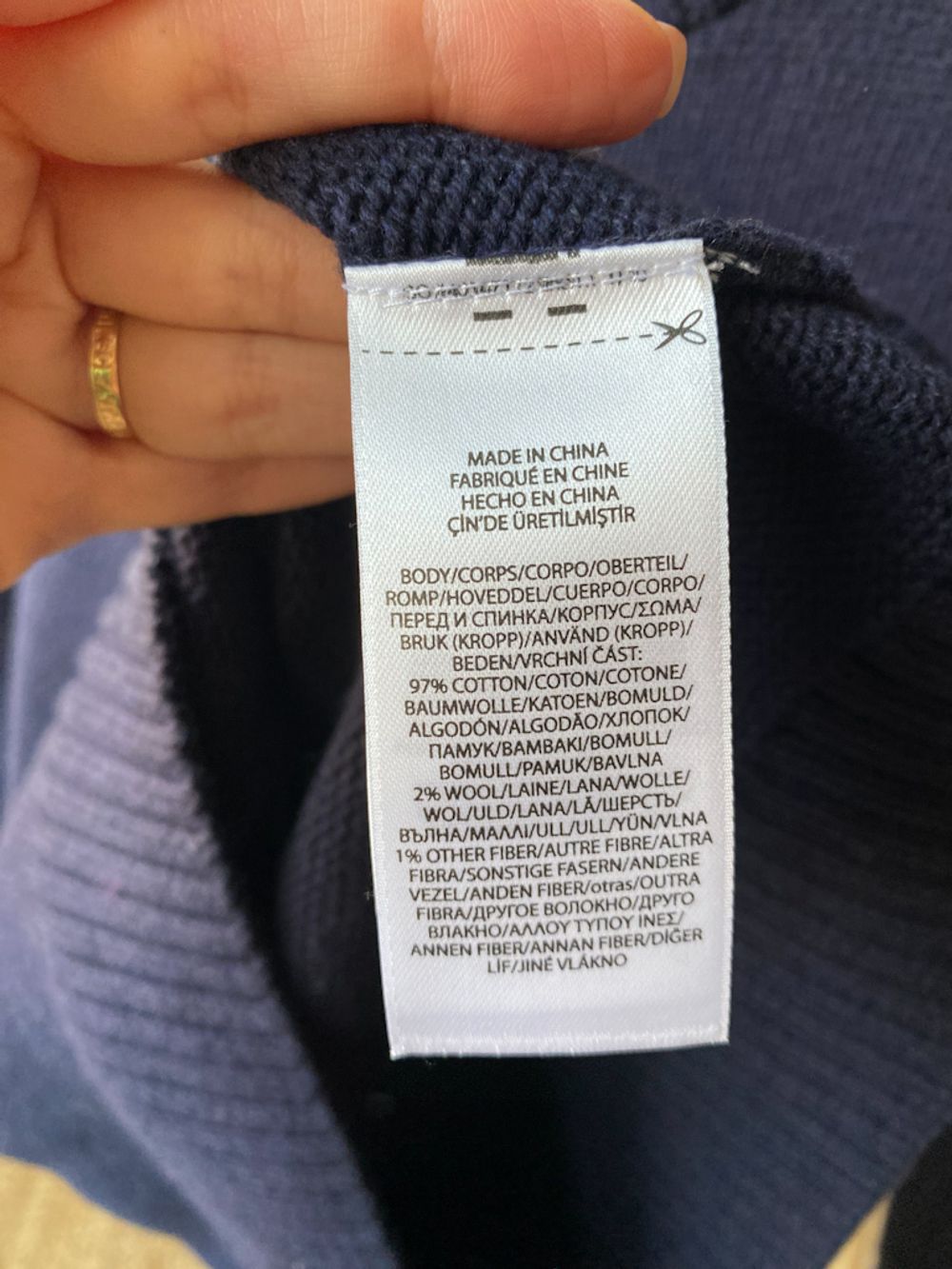 Хлопковый свитер Ralph Lauren, 158