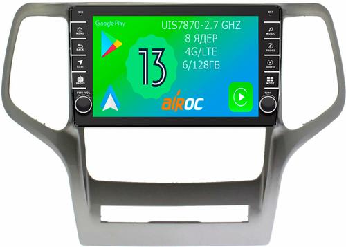 Магнитола для Jeep Grand Cherokee 2010-2013 - Airoc AB-2205 (кнопки и крутилки), Android 13, Быстрая, SIM-слот, CarPlay