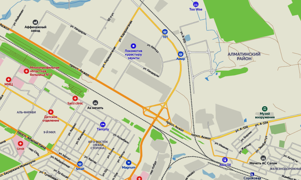 План-схема г. Астана 150 х 170 см подготовлена 20.02.2026 год