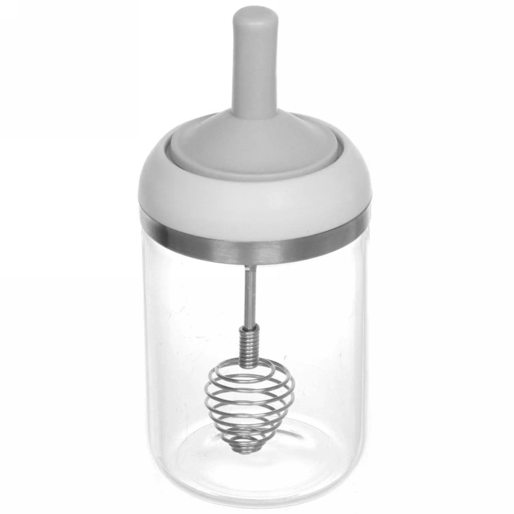 Банка стеклянная «O'lala» с венчиком 7,6*16,4см