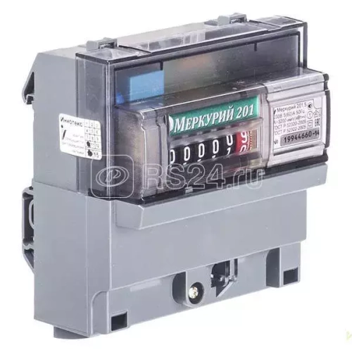 Счетчик Меркурий 201,5 (1ф 5-60А) 32419