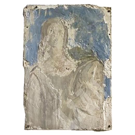 Чернышев Н. М. Фреска «Мать и дочь». Штукатурка, темпера. 1970 г.