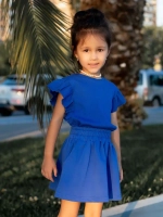 Костюм для девочки с юбкой