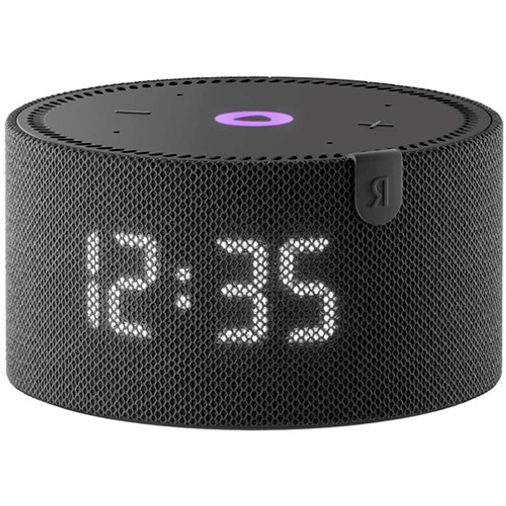 Умная колонка Yandex Станция Мини с часами Алиса черный 10W 1.0 BT 10м (YNDX-00020K)