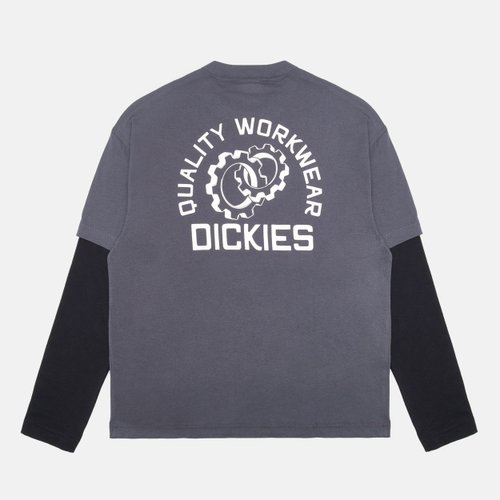 Лонгслив Dickies Payson 2-in-1 Let T-shirt артикул:DK0A88JFBLK1 - купить в магазине Дайс