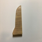 Заглушка правая к плинтусу "LIDER-75" 755 Дуб европейский