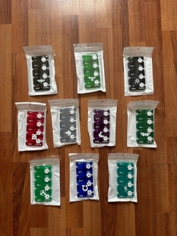 Big Counters Fraction Design. Violet