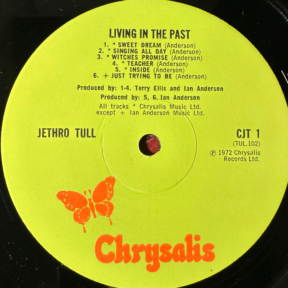 Jethro Tull ‎– Living In The Past 2LP (Англия 1972г.)