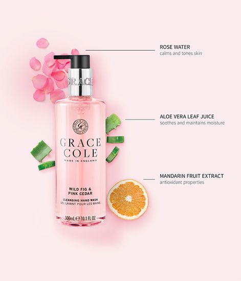 Дикий инжир и розовый кедр мыло для рук, Grace Cole