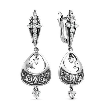 Серьги "Птицы небесные"