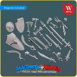 Части для миниатюр Magnetic Heroes: Hands set Might
