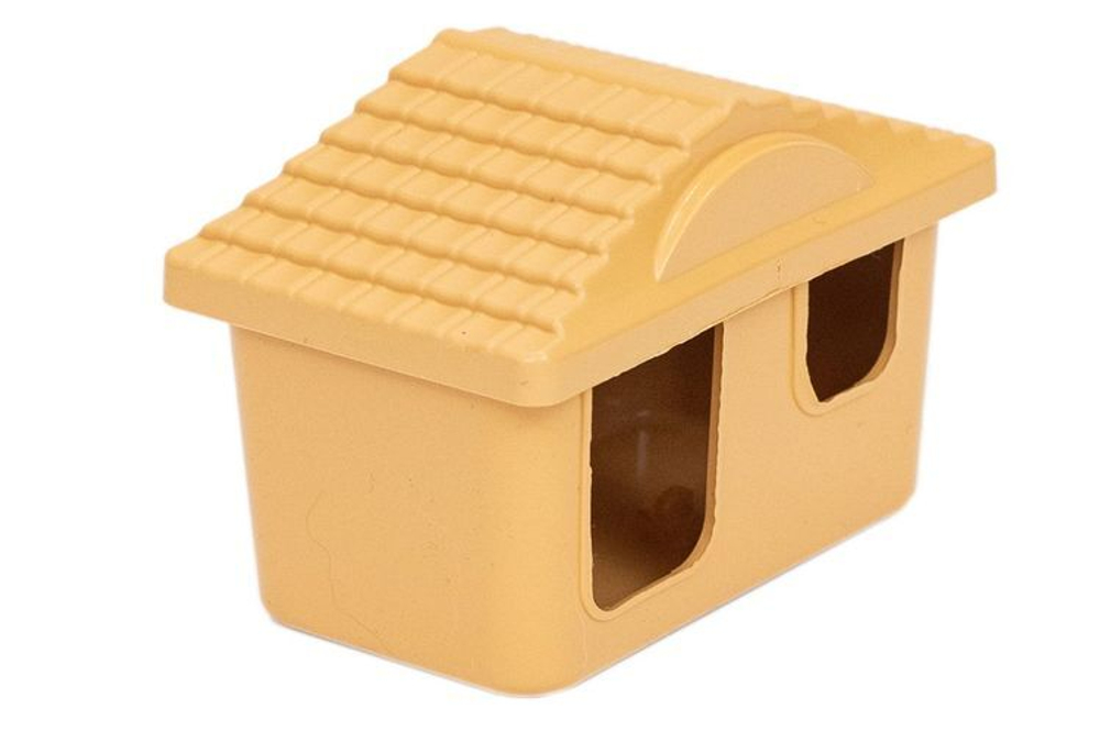 HOMEPET Домик для грызунов малый пластиковый, 11*8*7 см