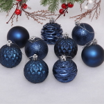 Набор шаров «Diamond shine» 6 см (9 предметов), сапфир