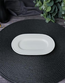 Тарелка овальная 19 см, LINE