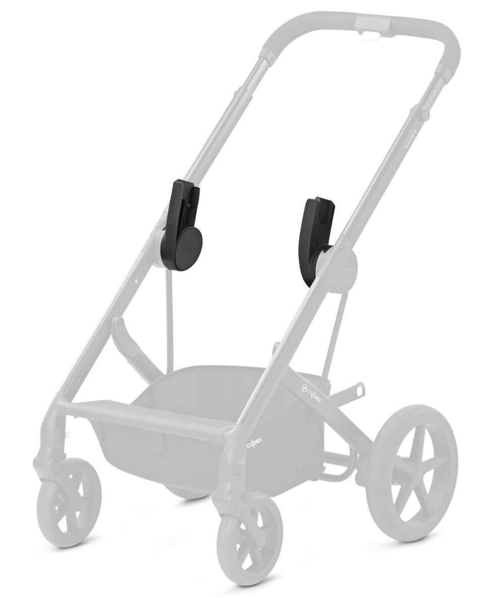 Коляска Cybex Balios S Lux TPE complete Aton S2 Hibiscus Red Base One 4 в 1 Seashell Beige с дождевиками