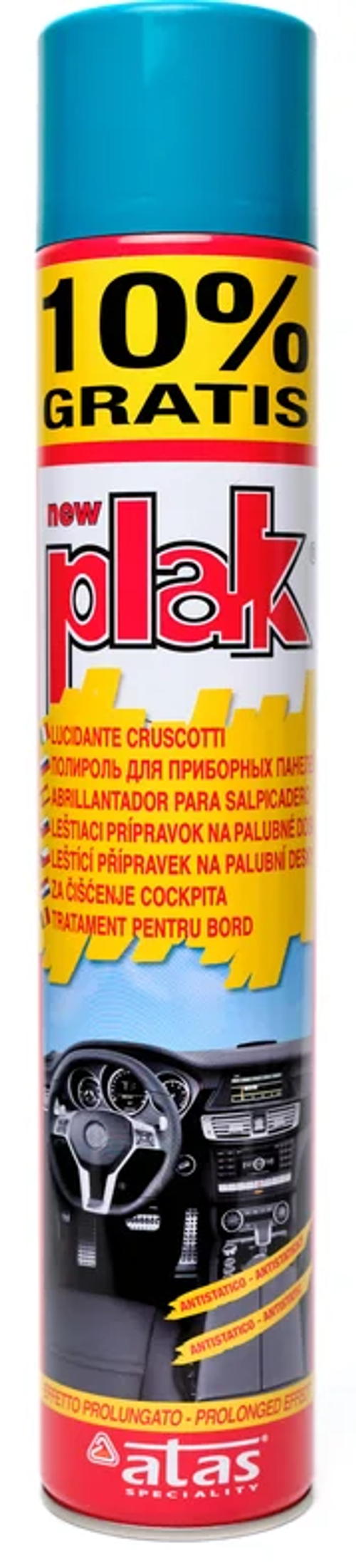 Полироль пластика Atas Plak, океан, аэрозоль, 750 мл