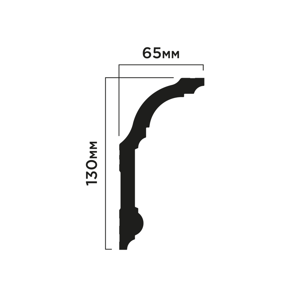 Карниз потолочный A130