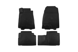 Коврики Standard, 3D в салон DONGFENG AX7, 2017- , 4 шт. (полиуретан, чёрные) Element.ELEMENT3D9604210