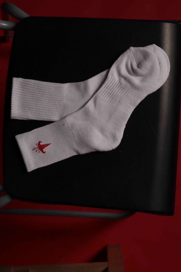 Носки «Лилии» Белые - фото 3