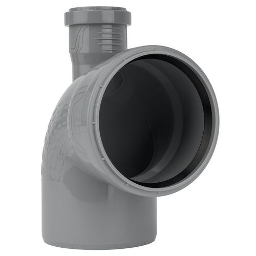 Отвод канализационный с фронтальным выходом вверх RTP 110х50 мм 90°
