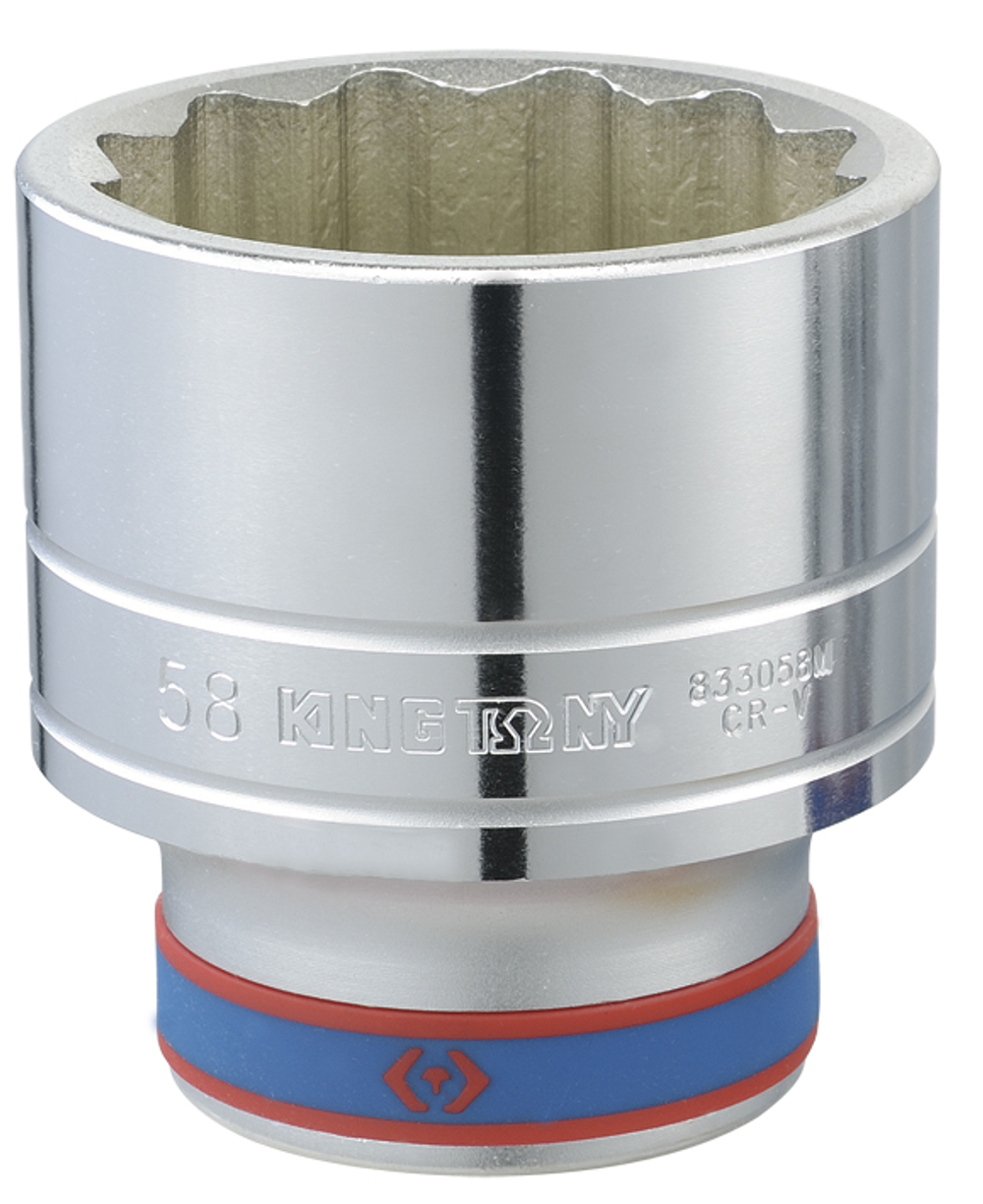 KINGTONY ГОЛОВКА ТОРЦЕВ. 833046M 1" 12гр. 46мм