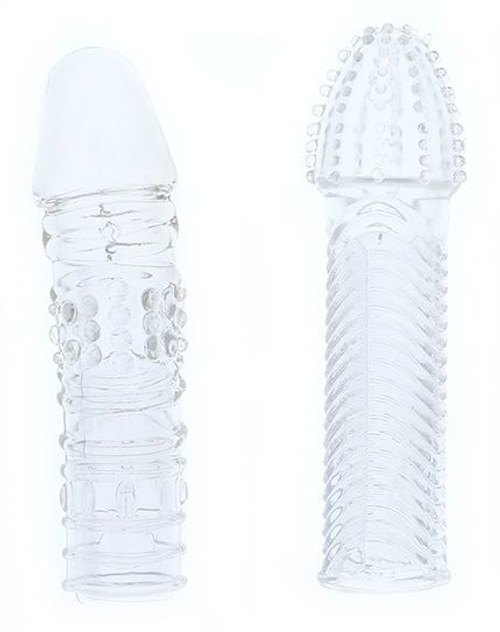 Комплект насадок на пенис Dream Toys MenzStuff, 2 шт., 15,2 см