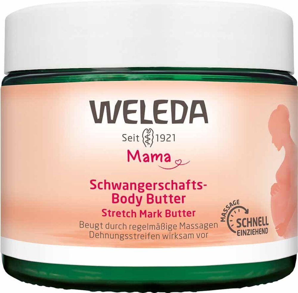Крем-масло для тела от растяжек для беременных Weleda, 150 мл