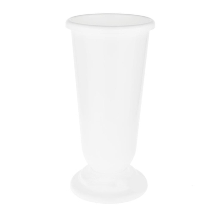 Вазон гладкий (пластик) D21,5xH51см (Белый)