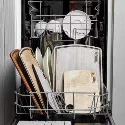 Доска разделочная с желобом 33x25см ComposeEat Elegance мрамор белый