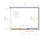 Душевой уголок Cezares MOLVENO-AHF-31-120/90-C-CR-IV