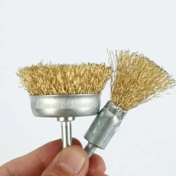 Набор щеток-крацовок для дрели и шуруповёрта. Корщётка металлическая для удаления ржавчины