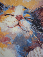 Декоративный гобеленовый чехол Стиль Гранж Мурзик 38*38