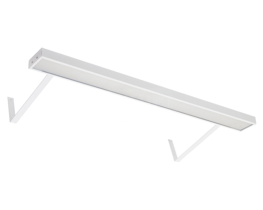 Светильник LED для школьной доски 2х36 35Вт 3000К призма IP40 CRI90 1195х110х40мм DARKLUM