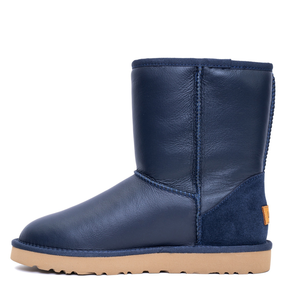 Ugg Mens Classic Short Metallic Navy
