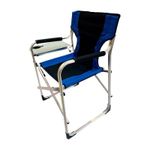 Кресло туристическое складное синее