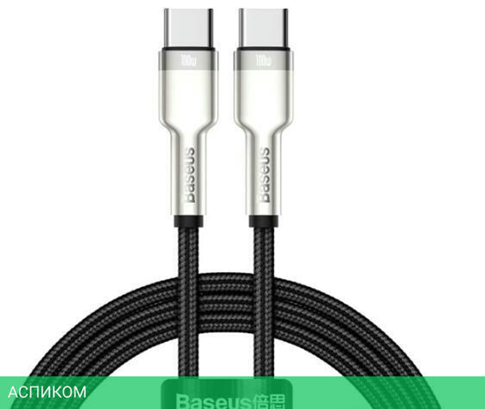 Кабель Baseus Cafule 1m Black (CATJK-C01)