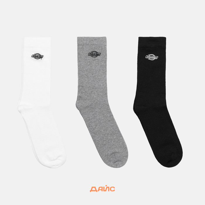 Носки Dickies Summerdale Socks 3 Pairs артикул:DK0A88QJWHX1 - купить в магазине Дайс