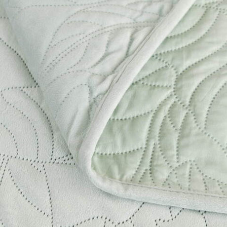 Покрывало 160х220 и наволочка 50х70 Sofi De MarkO Мелисса ментол