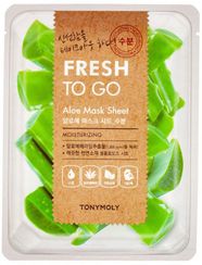 Maska \ Маска \ Mask TONYMOLY Fresh To Go Mask Sheet 25g 1pcs Aloe